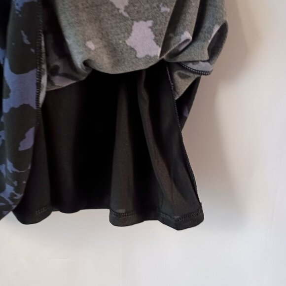 Taylor Floral Print Ruffle Dress Size 6 V-Neck Side Zip Stretchy Blend - Picture 5 of 10